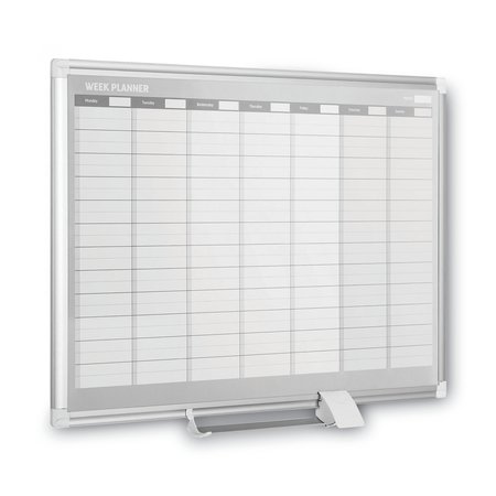 Mastervision 24"x36" Weekly Planner Board, White GA0396830